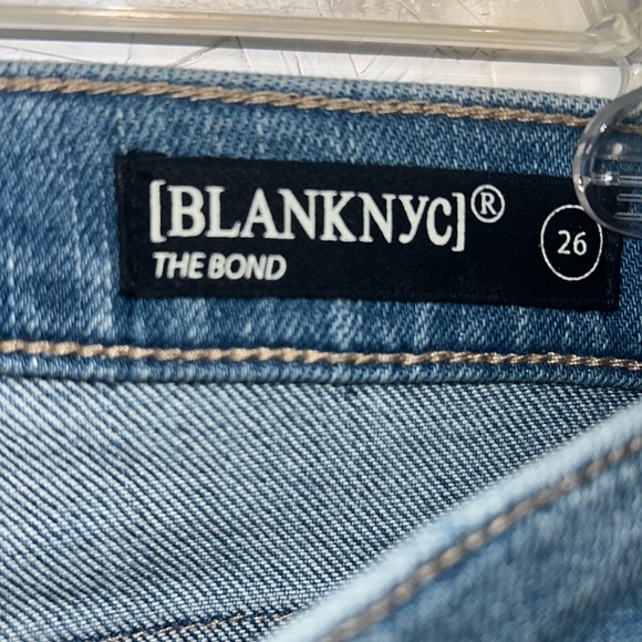 BLANK NYC skinny jeans with glittery stripes down the sides. - Picture 5 of 13
